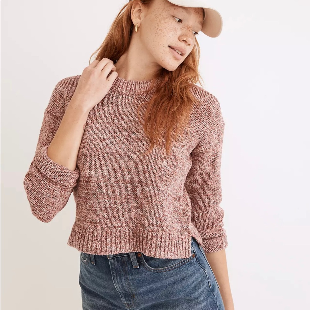 millcrest cropped pullover sweater